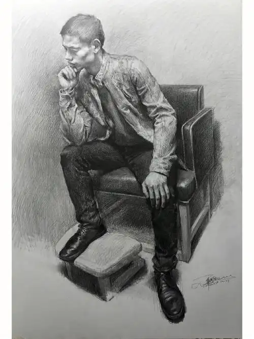 全身像央美才子夏理佳绘画思路详细步骤