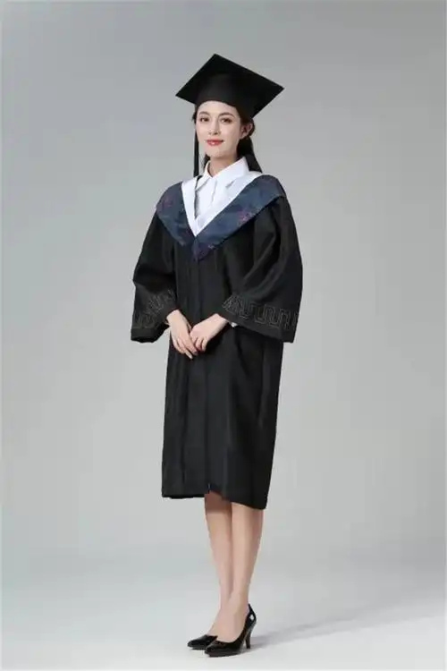 现货批发学士服 大学毕业礼服学院风成人文科理科学士服