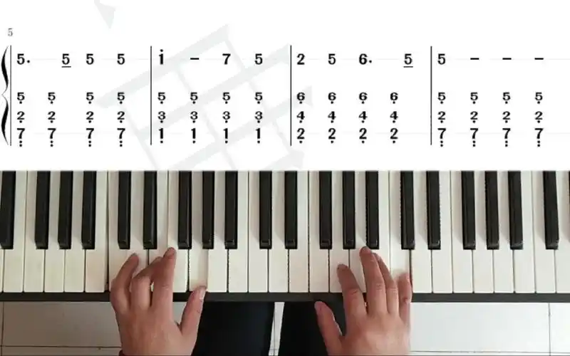 自学钢琴分享0基础学钢琴(柱式和弦)怎么弹(2),干货来了