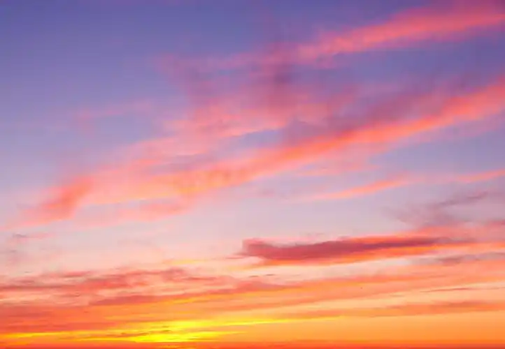 傍晚时分天空的图片天空夕阳自然景象