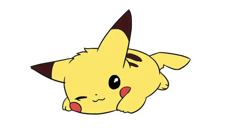 皮卡丘简笔画最萌皮卡丘怎么画最萌