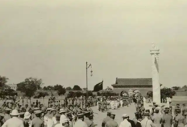 窃国大盗袁世凯的葬礼画面公开场面宏大堪比国葬