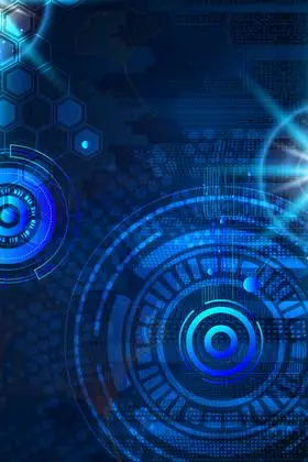 蓝色高科技背景