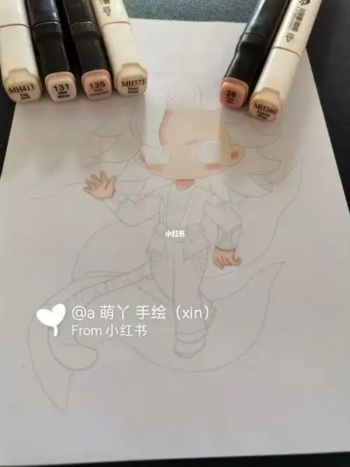 戴沐白素描简笔画