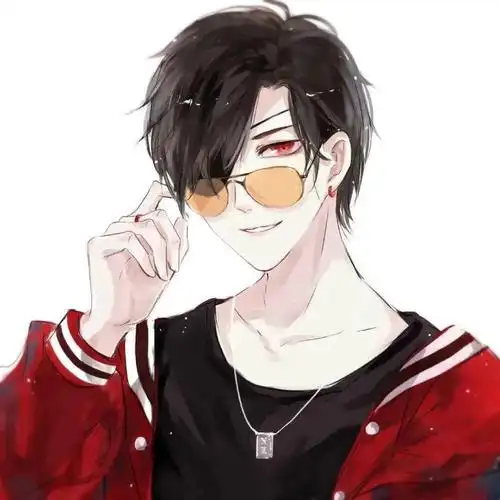 微信头像动漫男含眼镜男