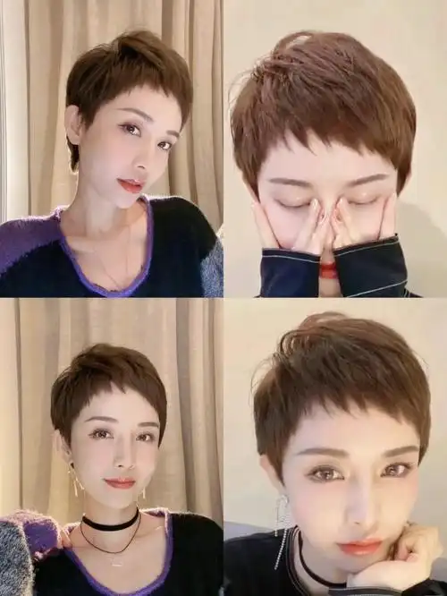 96锯齿超短发,超短发是一种个性又时尚的发型类型,也是流行发型中