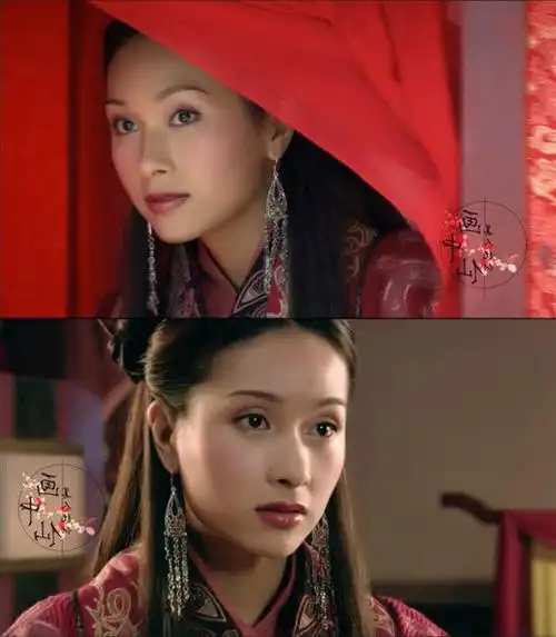 古装剧中女星戴"重"耳环:5,杨恭如,在《大汉风之霸王别姬》饰演的虞姬