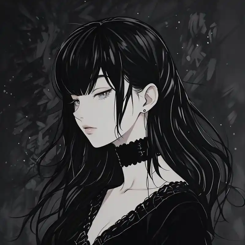 黑色系女生头像高冷 94