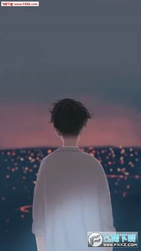 手机情侣锁屏一人一半高清壁纸下载-安卓情侣锁屏壁纸素材下载_飞翔