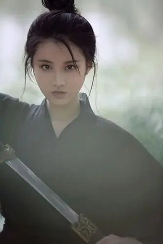 张慧雯剑客造型古风写真图片99