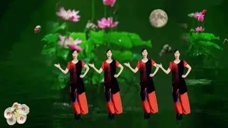 广场舞《荷塘月色》优美的旋律动听的歌声 令人陶醉 好听至极