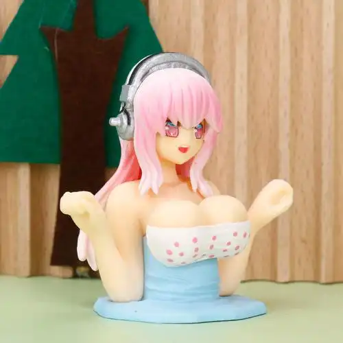 网红潮玩从零开始的异生活抖胸蕾姆索尼子摆件车载盒装手办 抖胸索尼