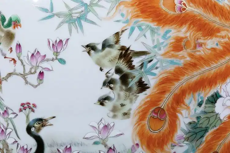 百鸟朝凤图(百鸟朝凤图唐伯虎真迹)