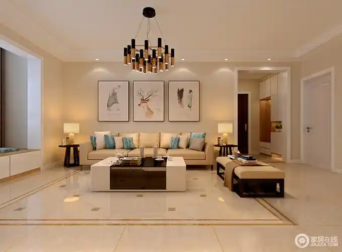 为空间点缀出几分艺文气质米黄的最佳10种颜色搭配图米色客厅装修效果