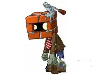 14,砖头僵尸:四级头13,骑士僵尸:三级头12,铁桶僵尸:二级头11,路障