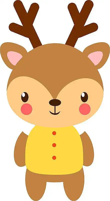 小羊动物扁平卡通可爱元素