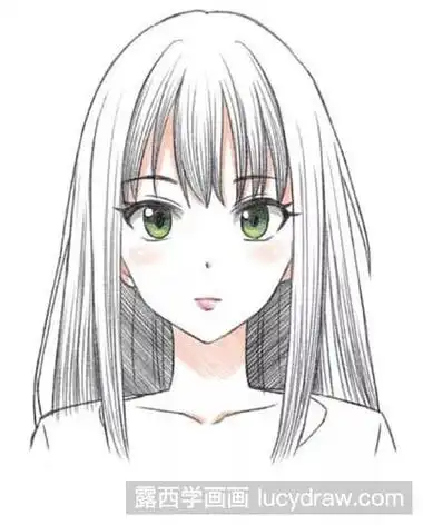 画动漫女孩教程-露西学画画