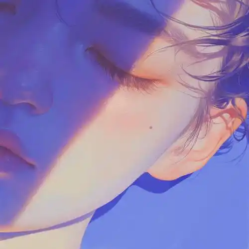 蓝色治愈系头像一眼惊艳