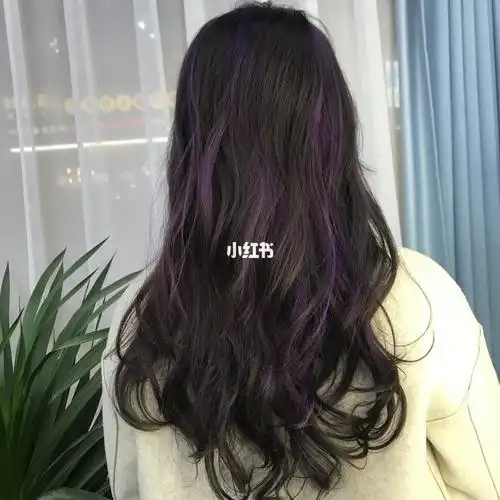 紫色挑染