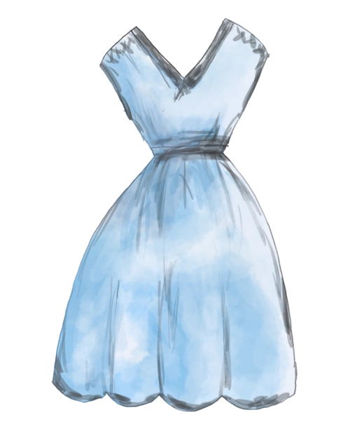 手绘裙子图片大全_手绘裙子png高清素材【免费下载】-90设计网