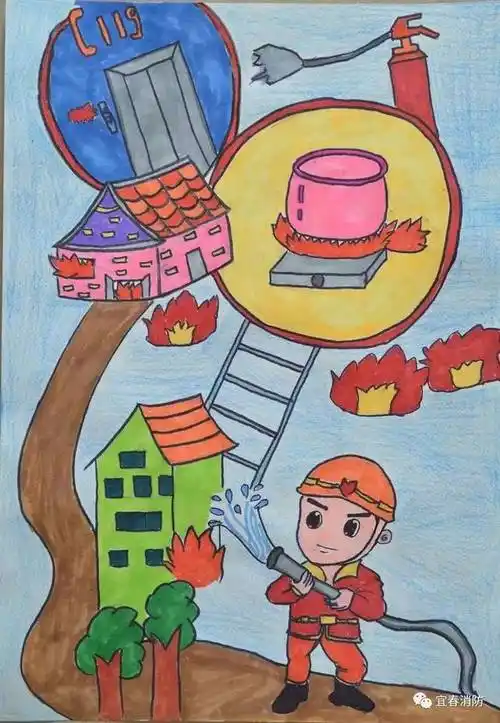 画消防员简笔画 怎么画消防员简笔画