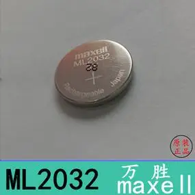 maxell麦克赛尔 ml2032纽扣电池3v可充电二次能源电池 原装现货