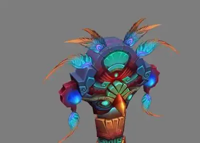 q版苗疆,苗族图腾,图腾柱,内含obj和fbx文件