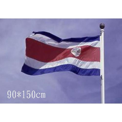 现货包邮90*150cm 3*5ft 哥斯达黎加国旗 4号涤纶旗帜