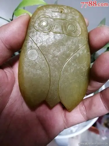 富贵金蝉远古良渚时期老玉蝉满身工艺稀少独特油润爆满一鸣惊人挂件-