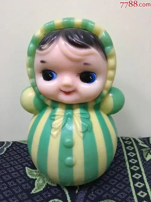 老玩具-琴不倒-不倒翁-怀旧娃娃