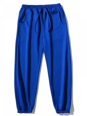 裤男女宽松秋季束脚休闲卫裤学生长裤子2022ck0915克莱因蓝m100120斤