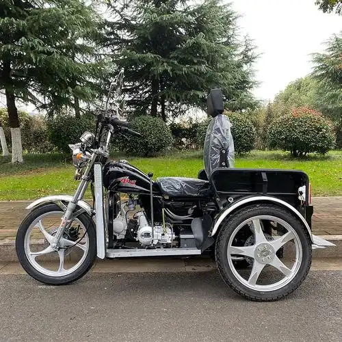 全手操作110 125cc大轮残疾人老年人代步车三轮摩托车