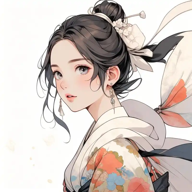 91浮世绘风格头像,超惊艳!