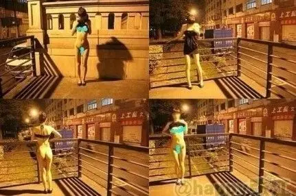 上海闹市裸拍门照片尺度惊人,全裸无视路人挑逗惊呆网友