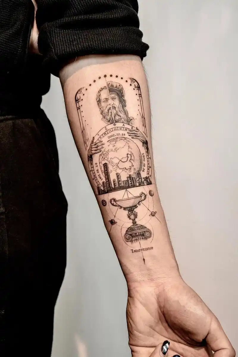 世上只有一种纹身,独一无二,就是你的故事.客人专程从北京过来 - 抖音