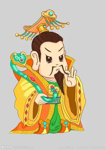 玉帝卡通q版合层图片