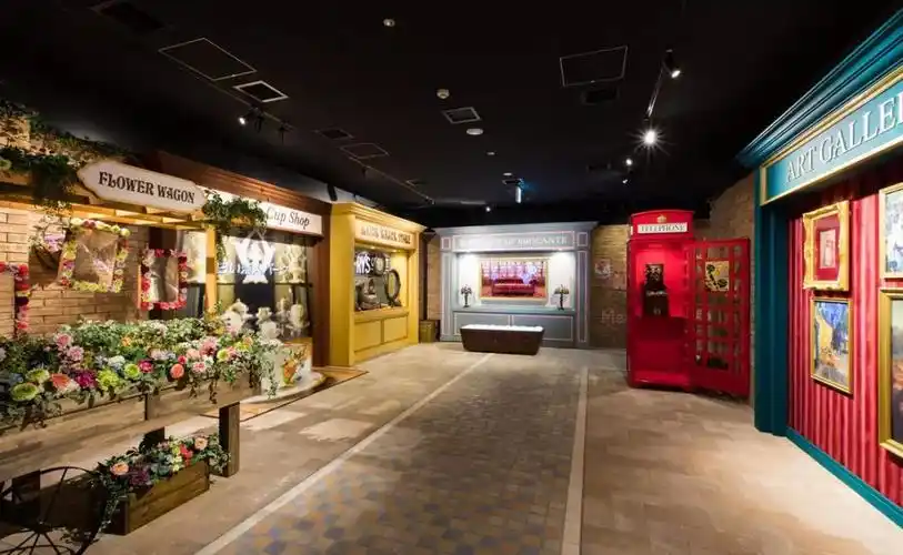 魔法空间巧克力幻想馆出口处的梦幻拍照景点!