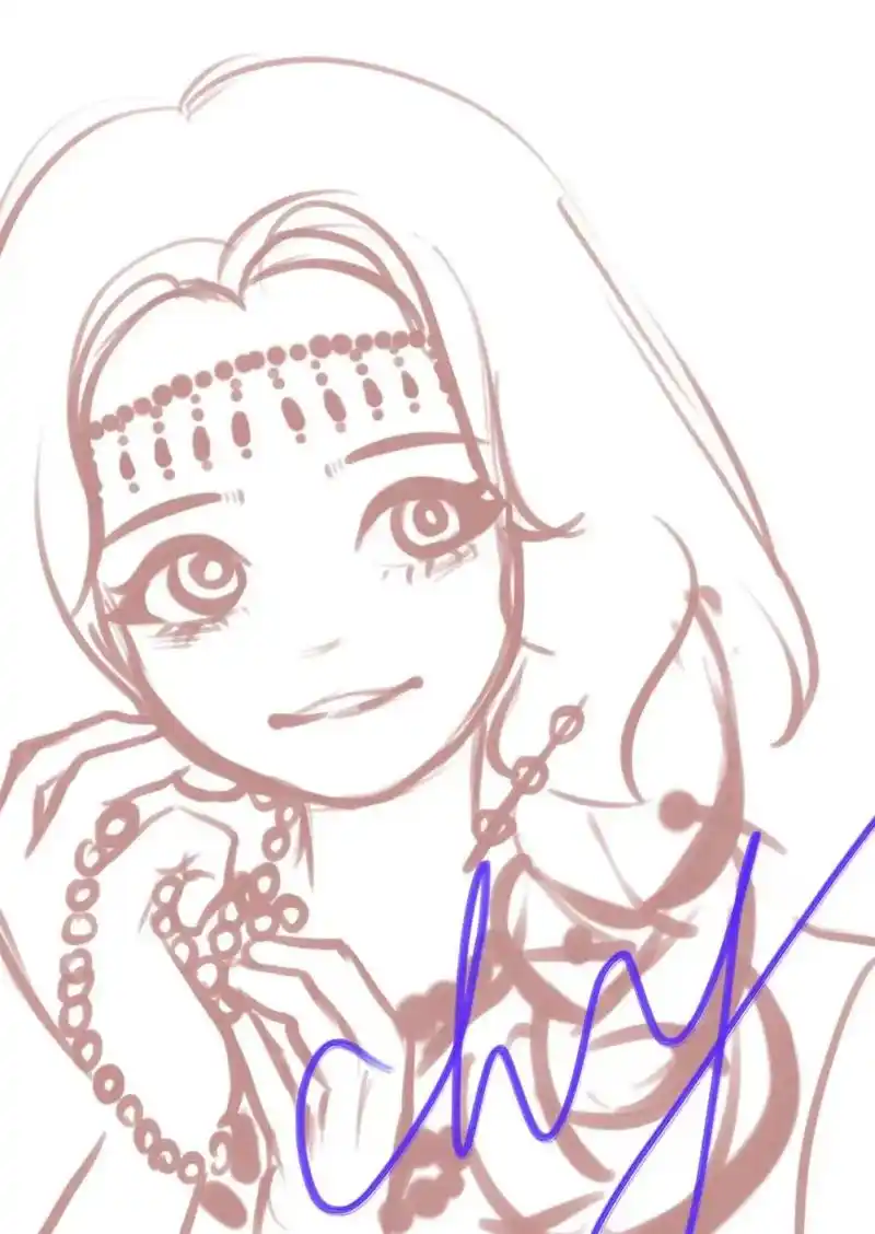 画一个小姐姐#procreate #绘画过程 #卡通头像 # - 抖音