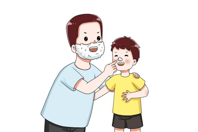 刮胡子图片大全