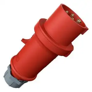 曼奈柯斯工业防水插头插座航空插头5芯 16a 400v大电流连接器13a