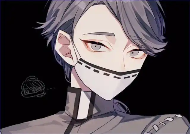 人物绘画,帅气的卡通男生头像,画风超赞.冷酷的入殓师卡尔.