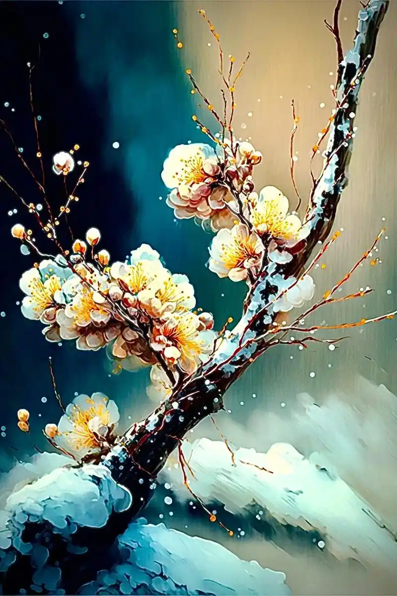 傲雪怒放的梅花.喜欢抖音搜索闪闪al小程序 输入口令q135 - 抖音