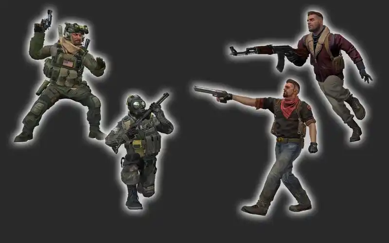 csgo:游戏中未被使用的人物动作