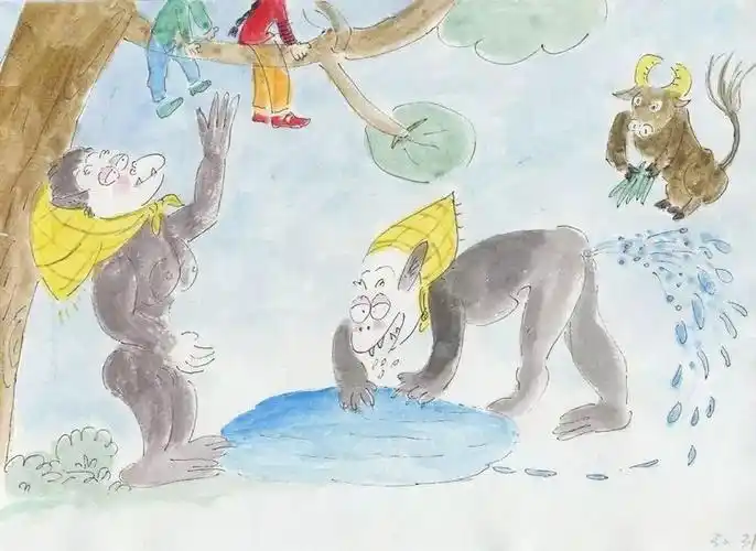 童话:毛野人的故事