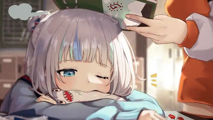 【噶呜古拉丨gawrgura】电脑壁纸丨高清壁纸丨超清壁纸丨手机动漫壁纸