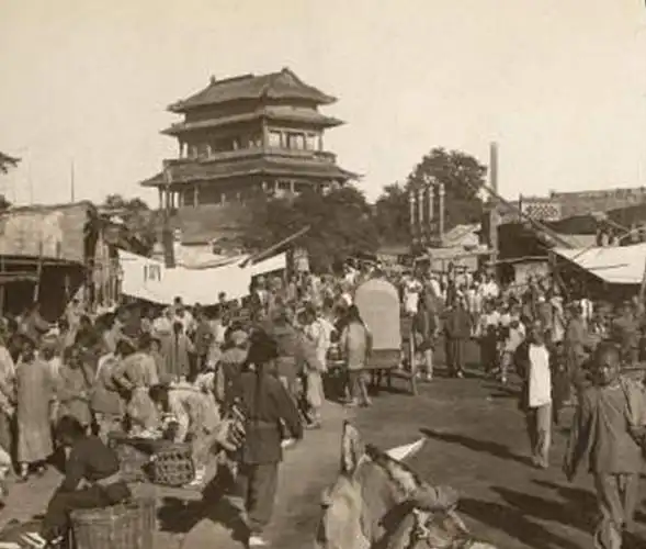 珍贵晚清民国老照片,以前北京的古迹和民俗很特别