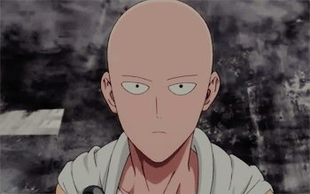 卡通gif光头男gif眼神gif坚定gif