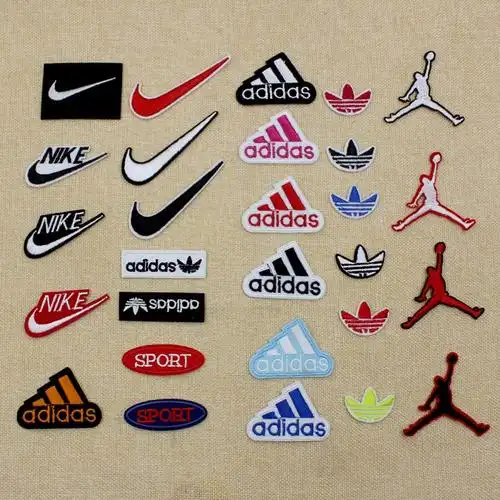 运动裤补丁贴运动裤子图案破洞衣服贴全刺绣修补贴小号布贴补丁贴补洞