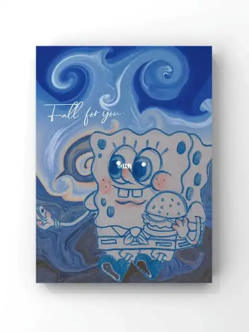 海绵宝宝彩铅手绘