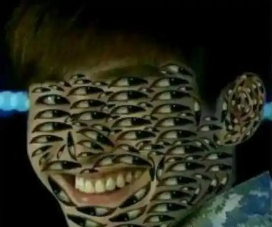 ps张瀚的眼睛图片看了之后让人浑身不舒服密集恐惧症慎入